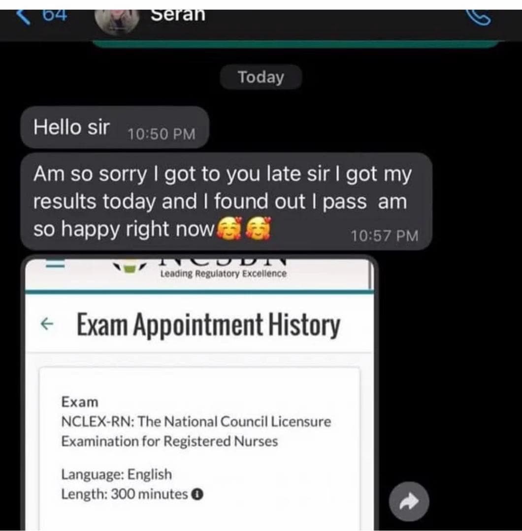 Verified Candidate chat review